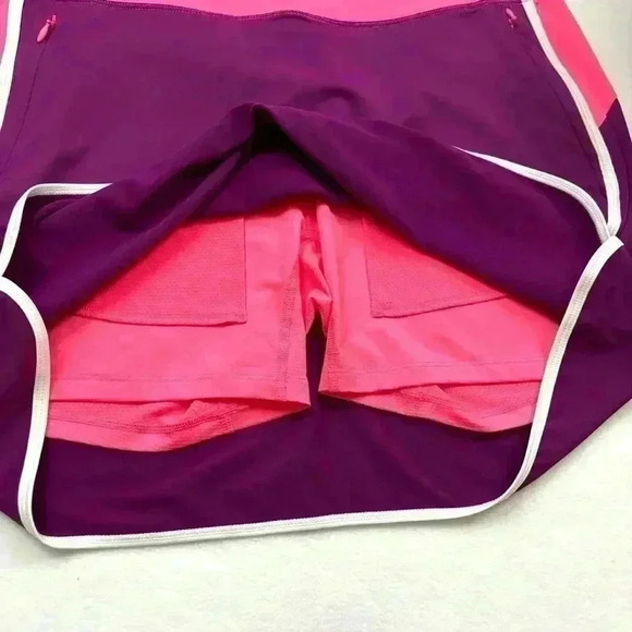 Anikka Cutter & Buck Pink Moisture Wicking 50+ UPF Pull-on Athletic Skort Size M - Picture 4 of 16